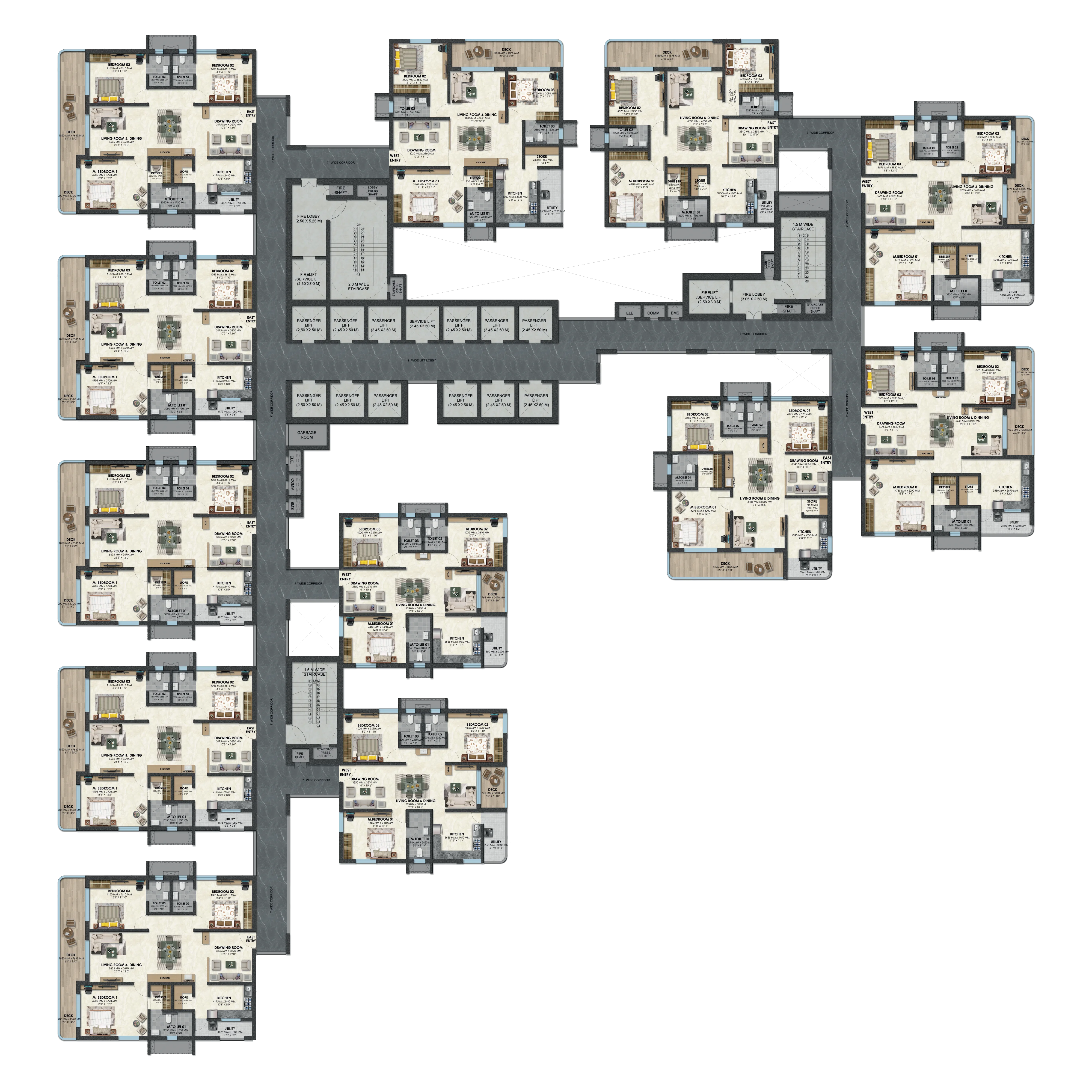 Tower A interior 1